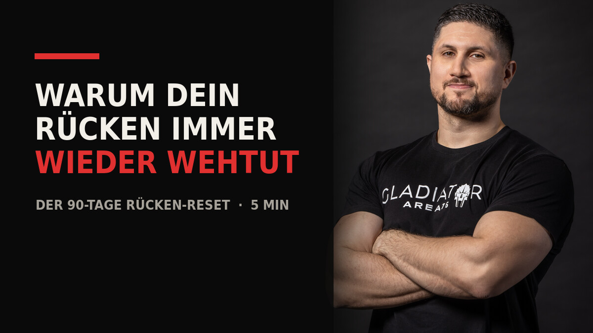 Warum dein Rücken immer wieder wehtut, Video mit Tayfun Ertural